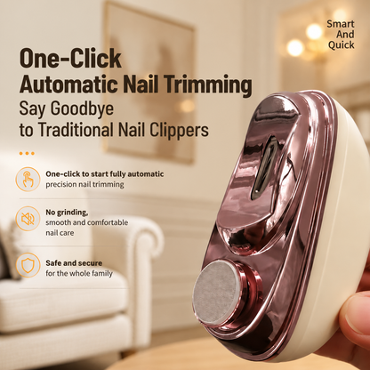 2-in-1 Smart Electric Nail Clipper & Polisher