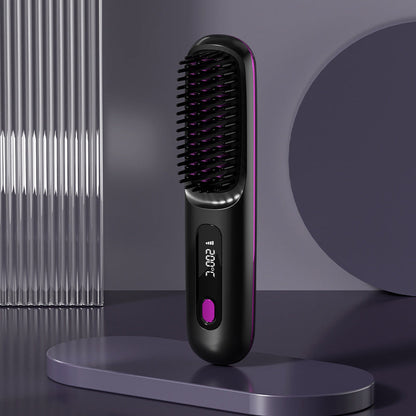 Cordless Portable Heated Straightening Brush