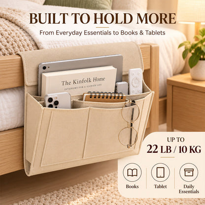 🔥Limited Time 33% OFF🔥Updated,Bedside Storage Caddy – Keep Your Space Organized