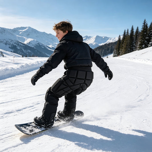 Padded Protective Shorts – Thickened EVA Hip Protection for Kids in Skiing, Skating, and Snowboarding