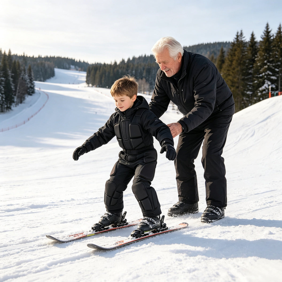 Padded Protective Shorts – Thickened EVA Hip Protection for Kids in Skiing, Skating, and Snowboarding