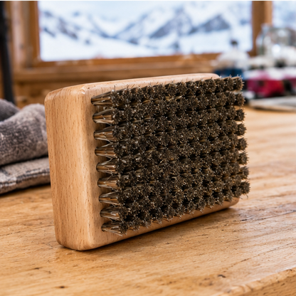 Ski Waxing Brushes – Multi-Texture Brushes for Scraping, Cleaning, Polishing and Base Preparation