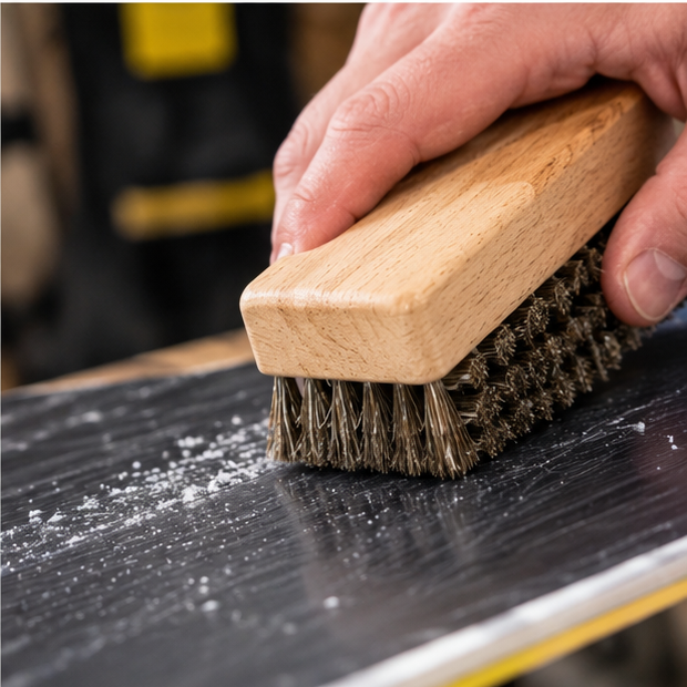 Ski Waxing Brushes – Multi-Texture Brushes for Scraping, Cleaning, Polishing and Base Preparation