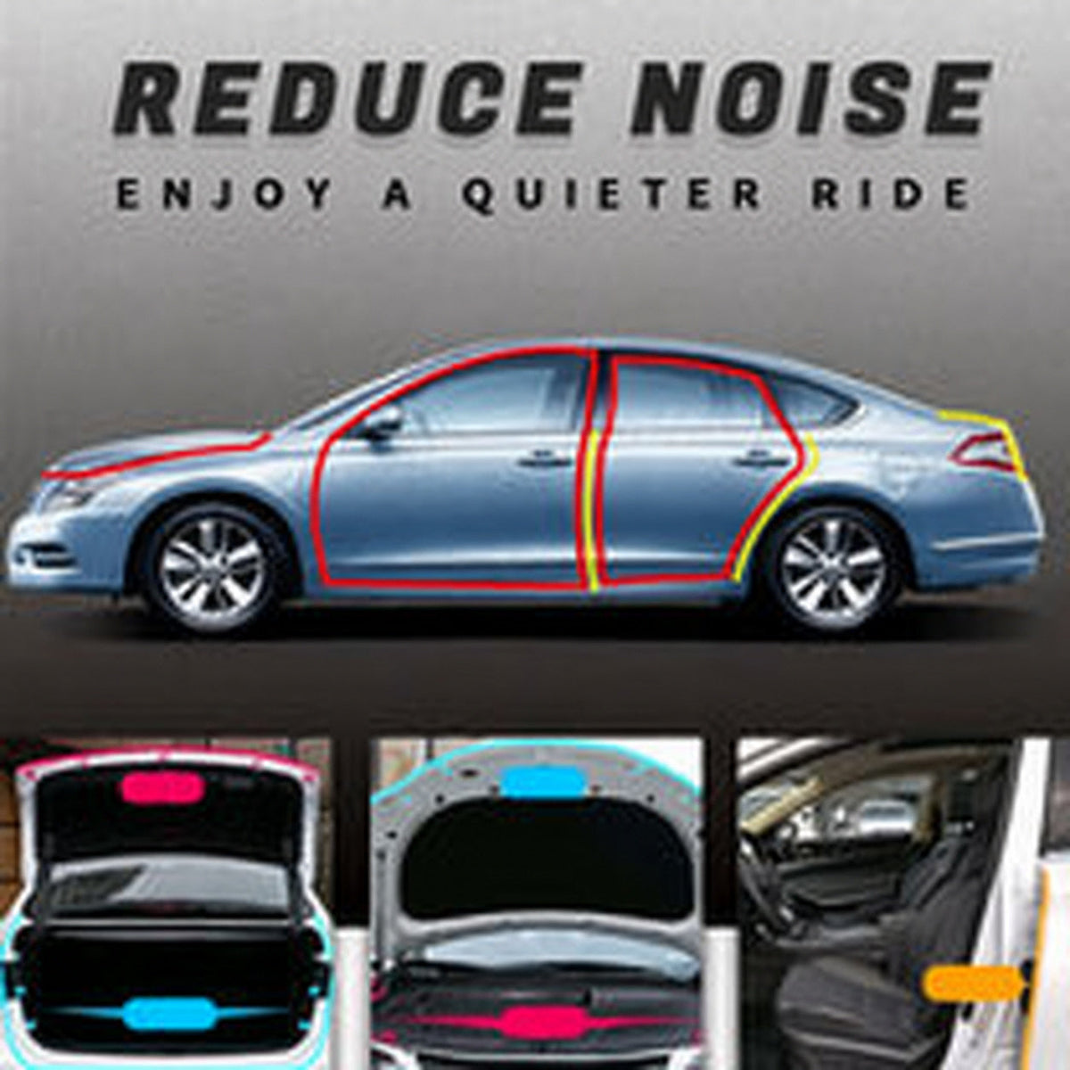 Car Soundproof Weather Strip