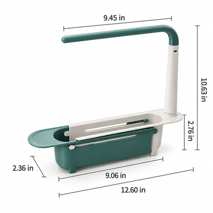 🔥 Buy 2, Save 50% — Upgraded Expandable Over-Sink Caddy