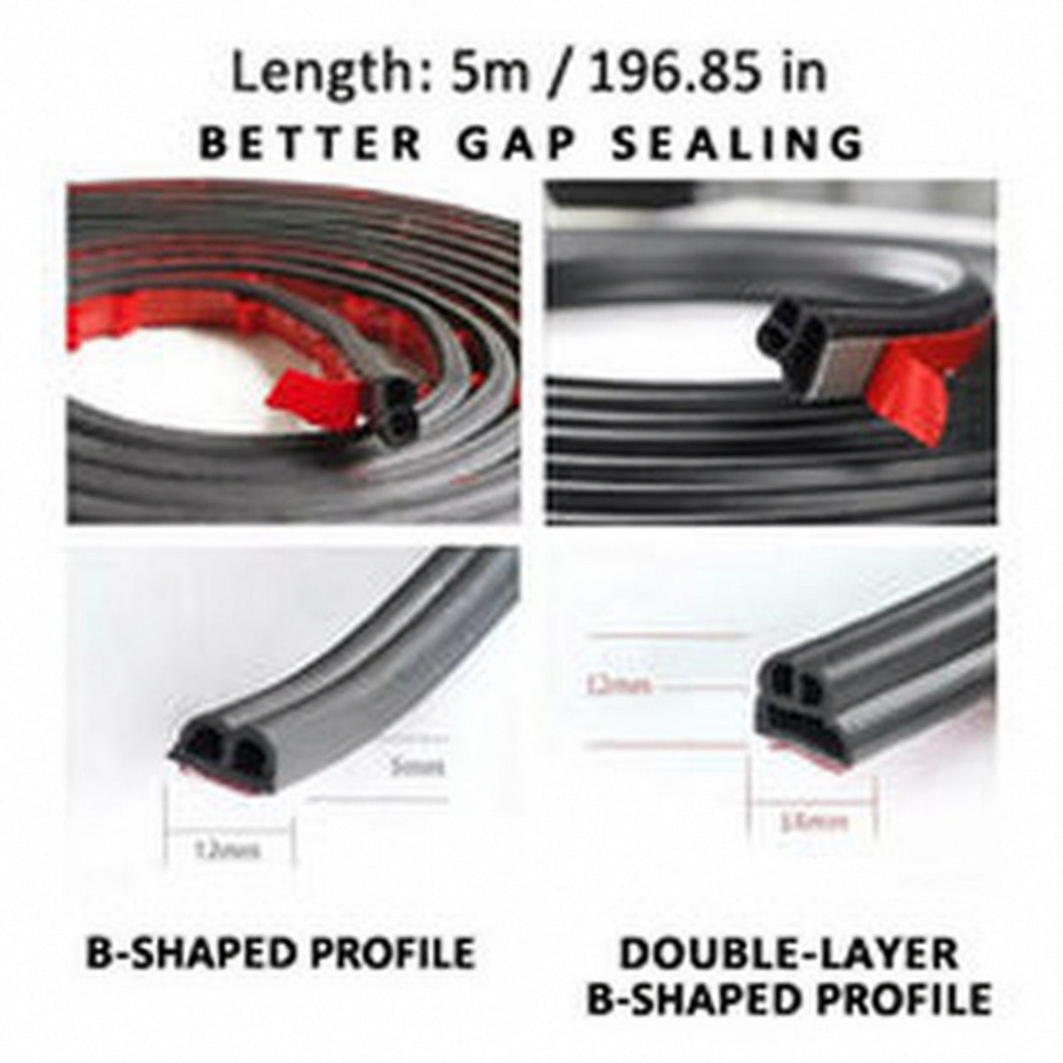 Car Soundproof Weather Strip
