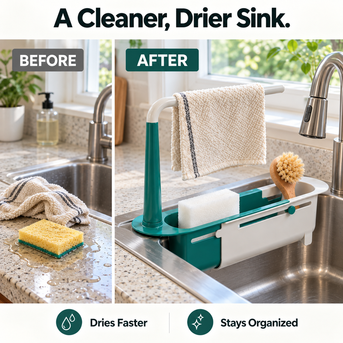 Expandable Over-Sink Caddy