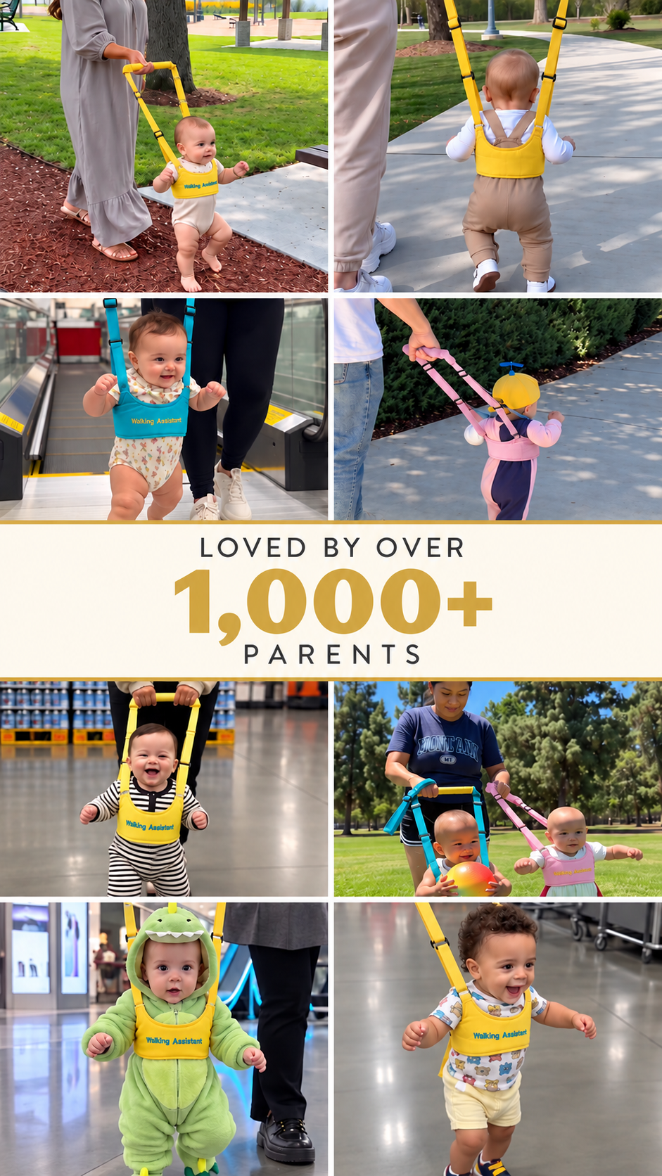 The Back-Saving Walking Harness for Toddlers - Save Your Back