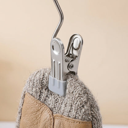 Glove Leash Clips – Stainless Steel Anti-Loss Clips for Ski & Winter Gloves
