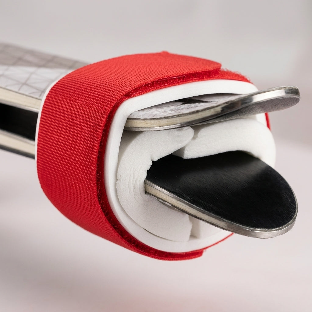 Ski Board Straps – Nylon Hook and Loop Binding Belts for Snowboards and Skis