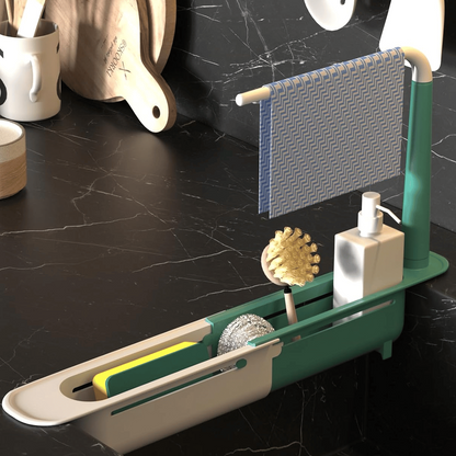 🔥 Buy 2, Save 50% — Upgraded Expandable Over-Sink Caddy