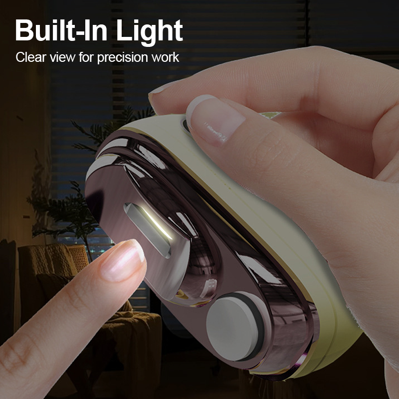 2-in-1 Smart Electric Nail Clipper & Polisher