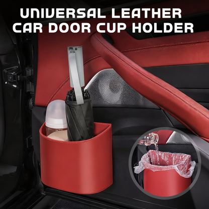 NEW HOT SALE🚗 50% OFF! Leather Car Cup Holder & Organizer