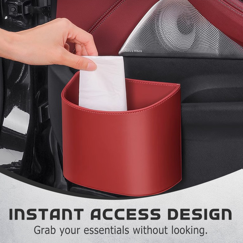 NEW HOT SALE🚗 50% OFF! Leather Car Cup Holder & Organizer