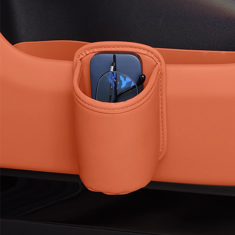 NEW HOT SALE🚗 50% OFF! Leather Car Cup Holder & Organizer