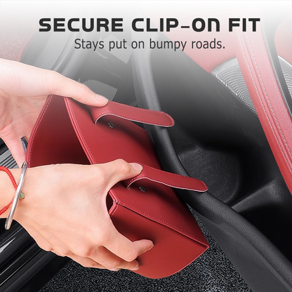 NEW HOT SALE🚗 50% OFF! Leather Car Cup Holder & Organizer