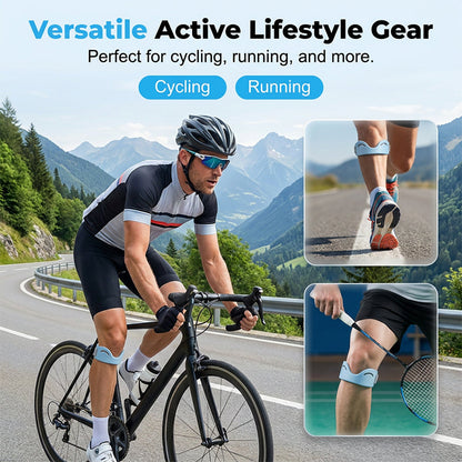 Silicone Knee Patella Strap – Shock-Absorbing & Breathable Support🦵